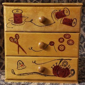 Miniature chest of drawers